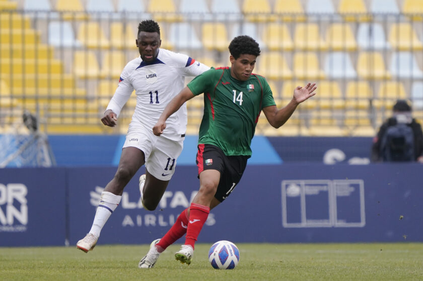 Mexico 4- 1 United States at the Pan American Games in Santiago, Chile.