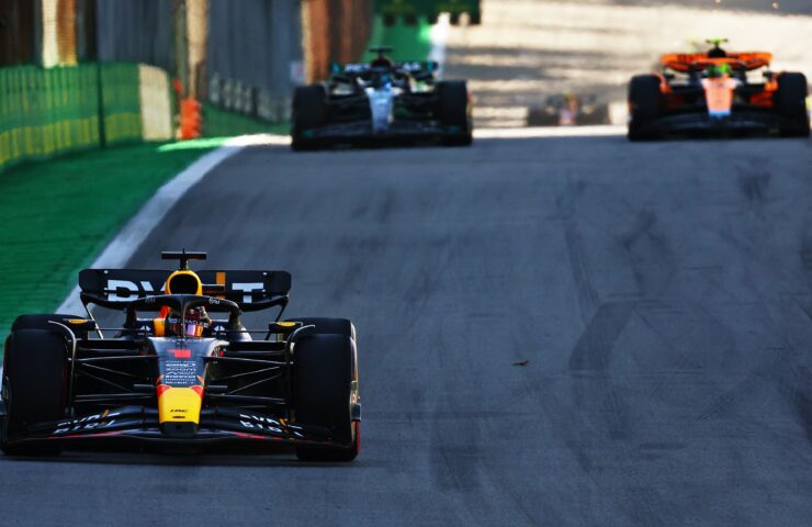 Max Verstappen won the sprint race.