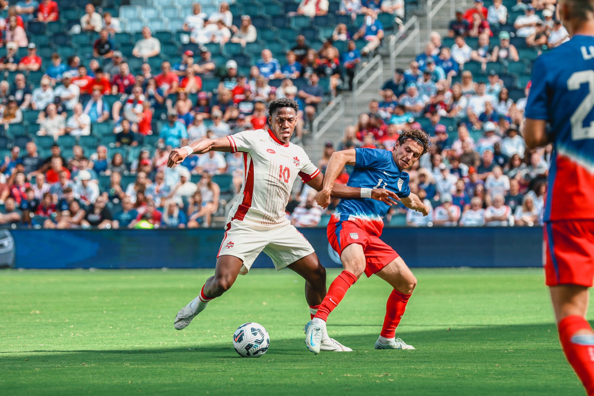 Canada defeats the United States 2-1 in a friendly match held in Kansas City